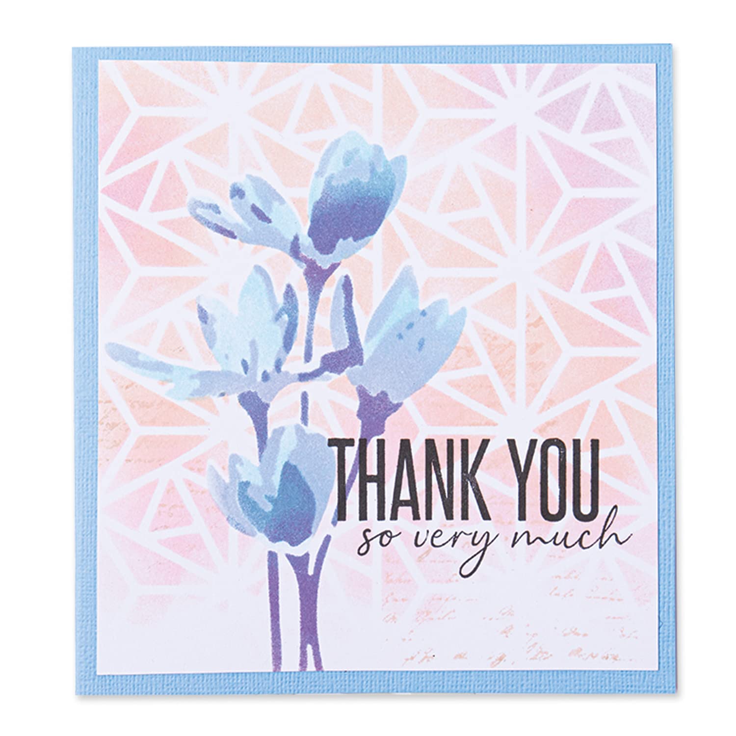 Sizzix Layered Reusable Stencils for Crafts 4PK Geo Flowers by Olivia Rose | 664917 | Chapter 4 2022 - Image 4