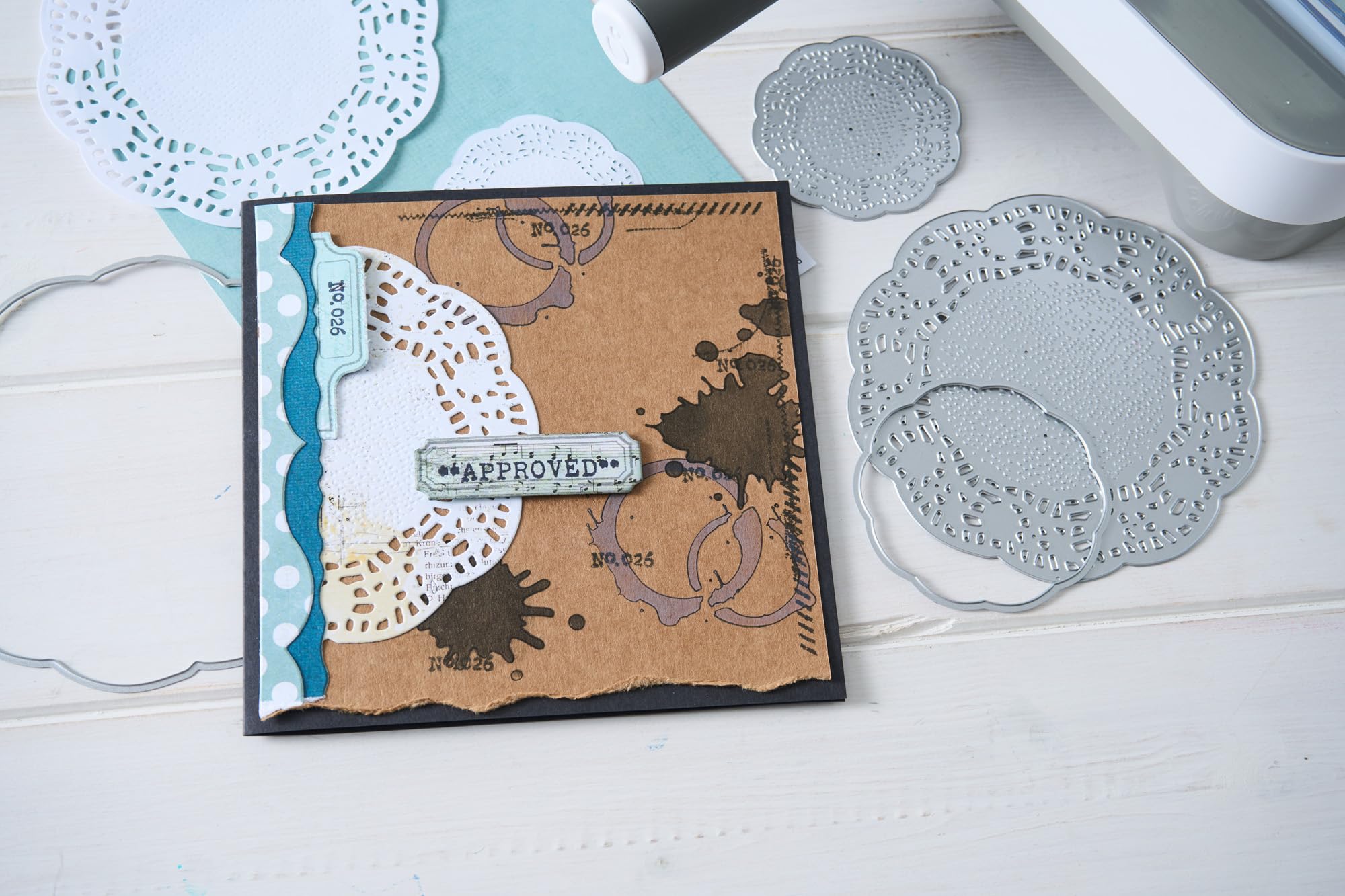 Sizzix Thinlits Die Set, Doily Duo by 49 & Market, 4 Cutting Dies - Image 3